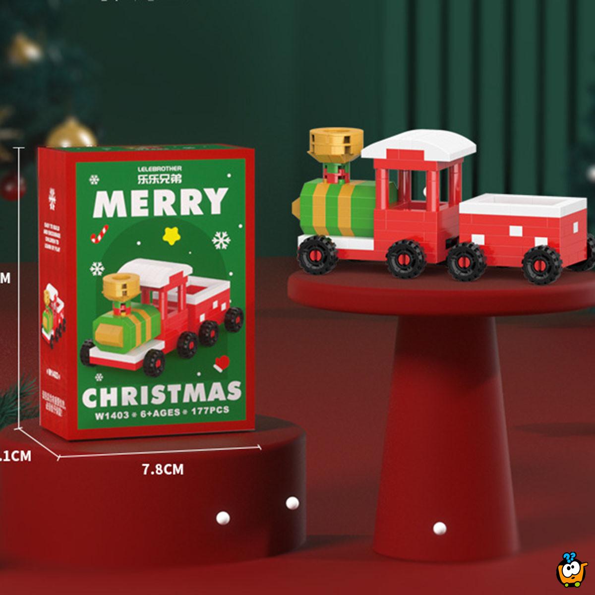 Praznični vozić od kockica - 177 delova radosti