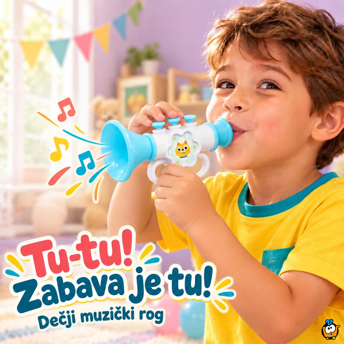 Dečji muzički rog - zabavni instrument za mališane
