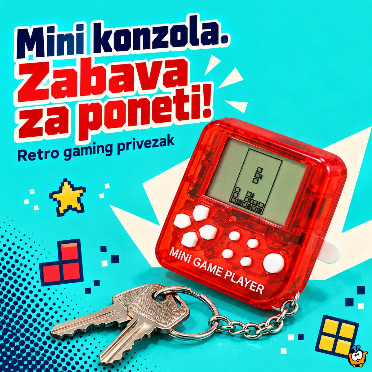 Retro džepna konzola - Gaming privezak