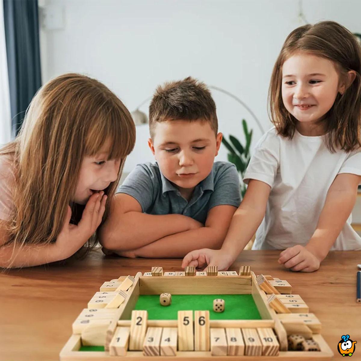 Shut the Box - Drvena društvena igra