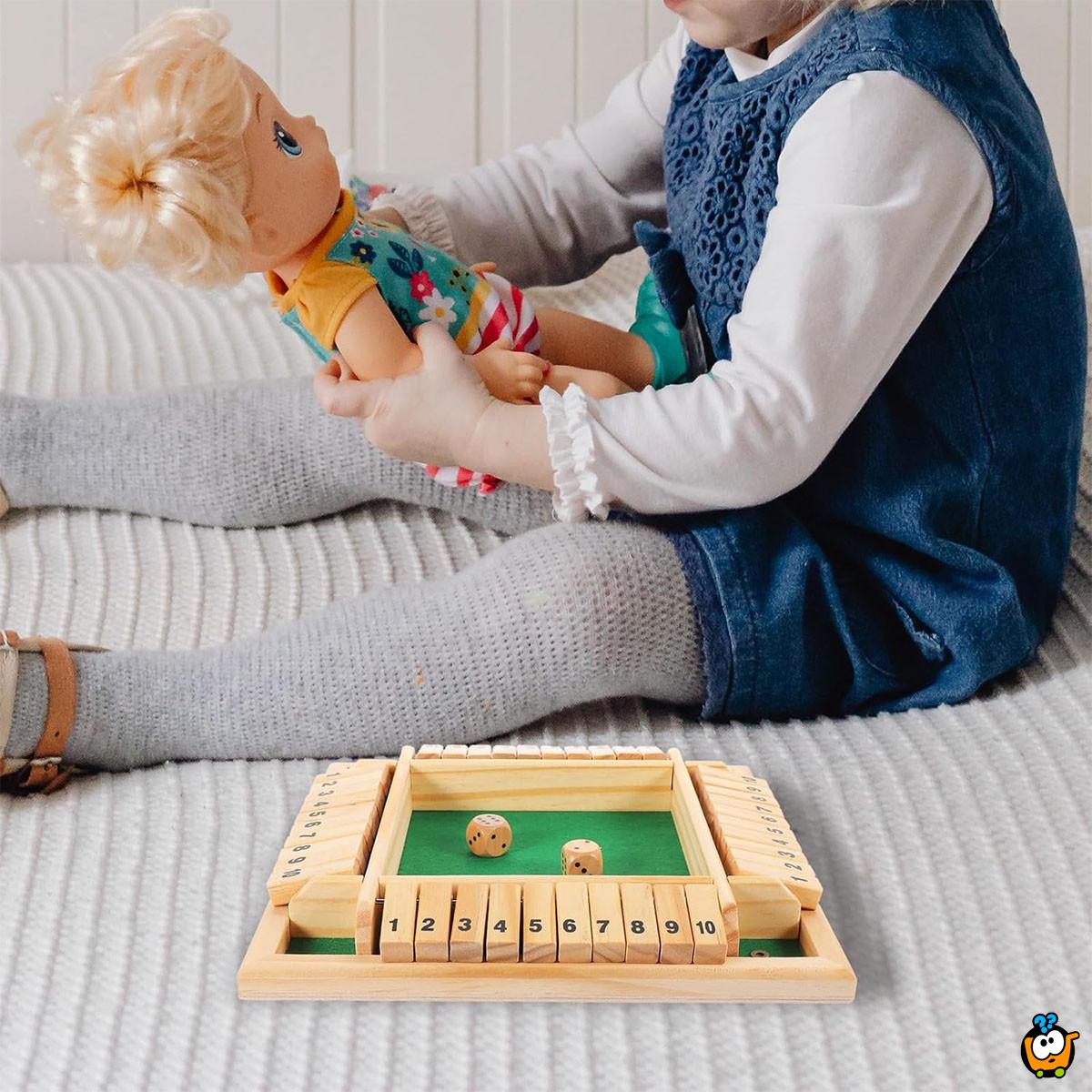 Shut the Box - Drvena društvena igra