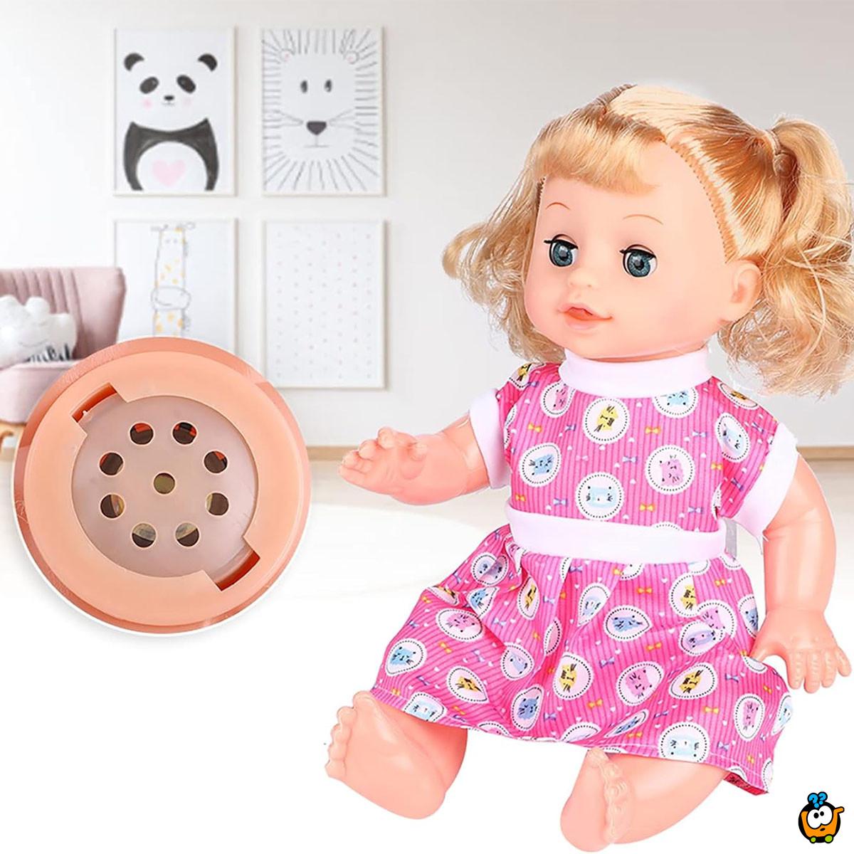 4u1 set - Interaktivna lutka sa flašicom, pelenom i nošom