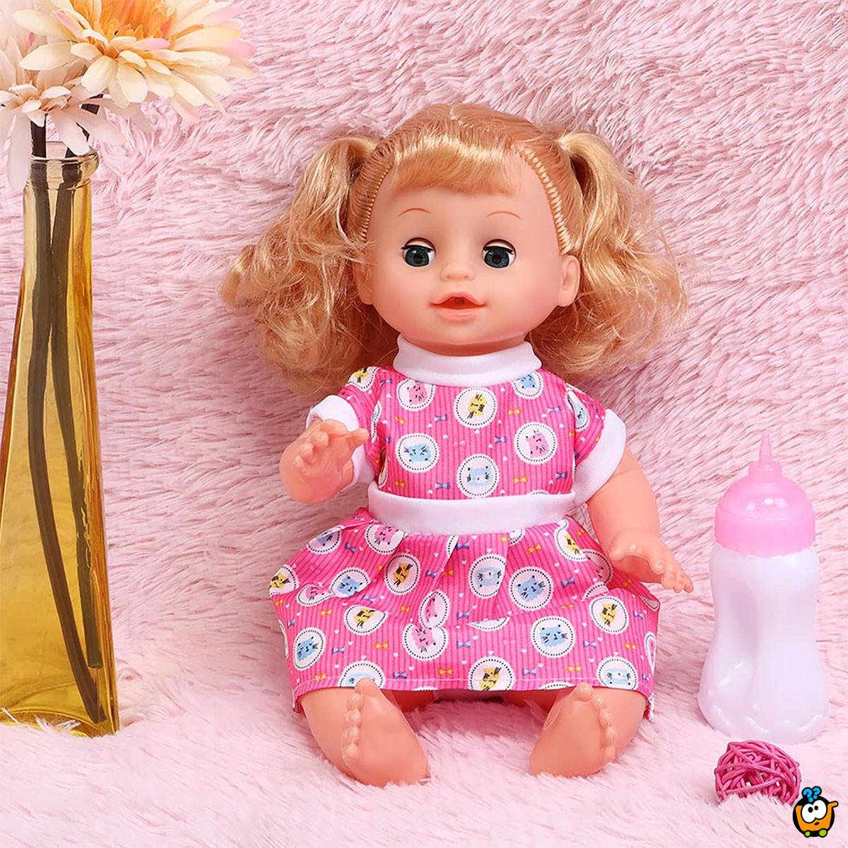 4u1 set - Interaktivna lutka sa flašicom, pelenom i nošom