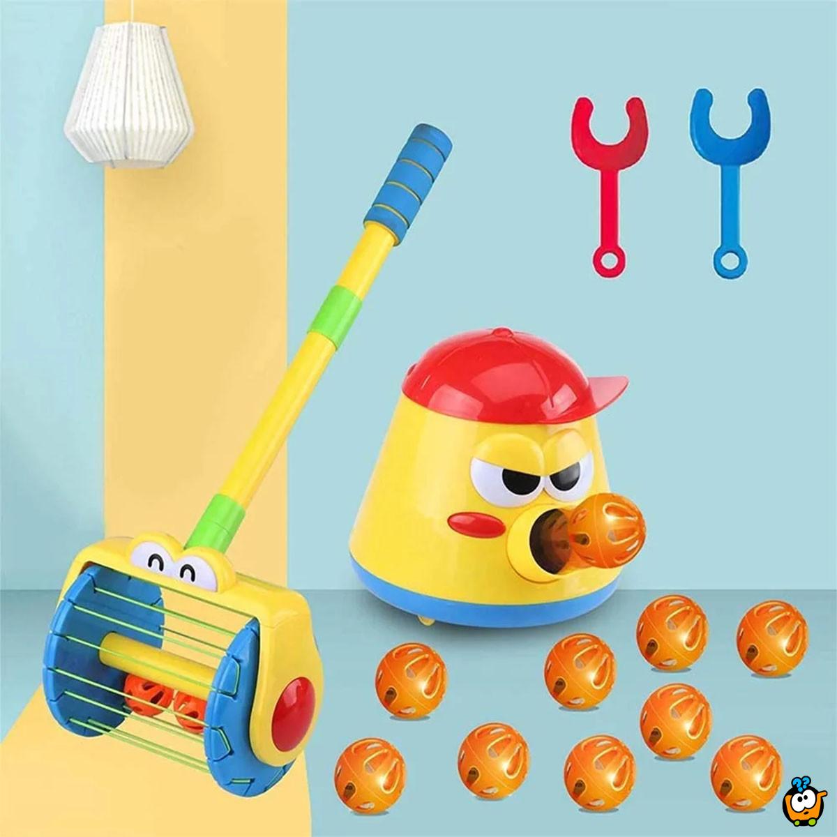 Mega interaktivni set za decu - Rotacioni automobil + sakupljač loptica