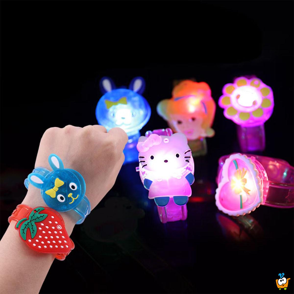 Svetleća dečija LED narukvica 