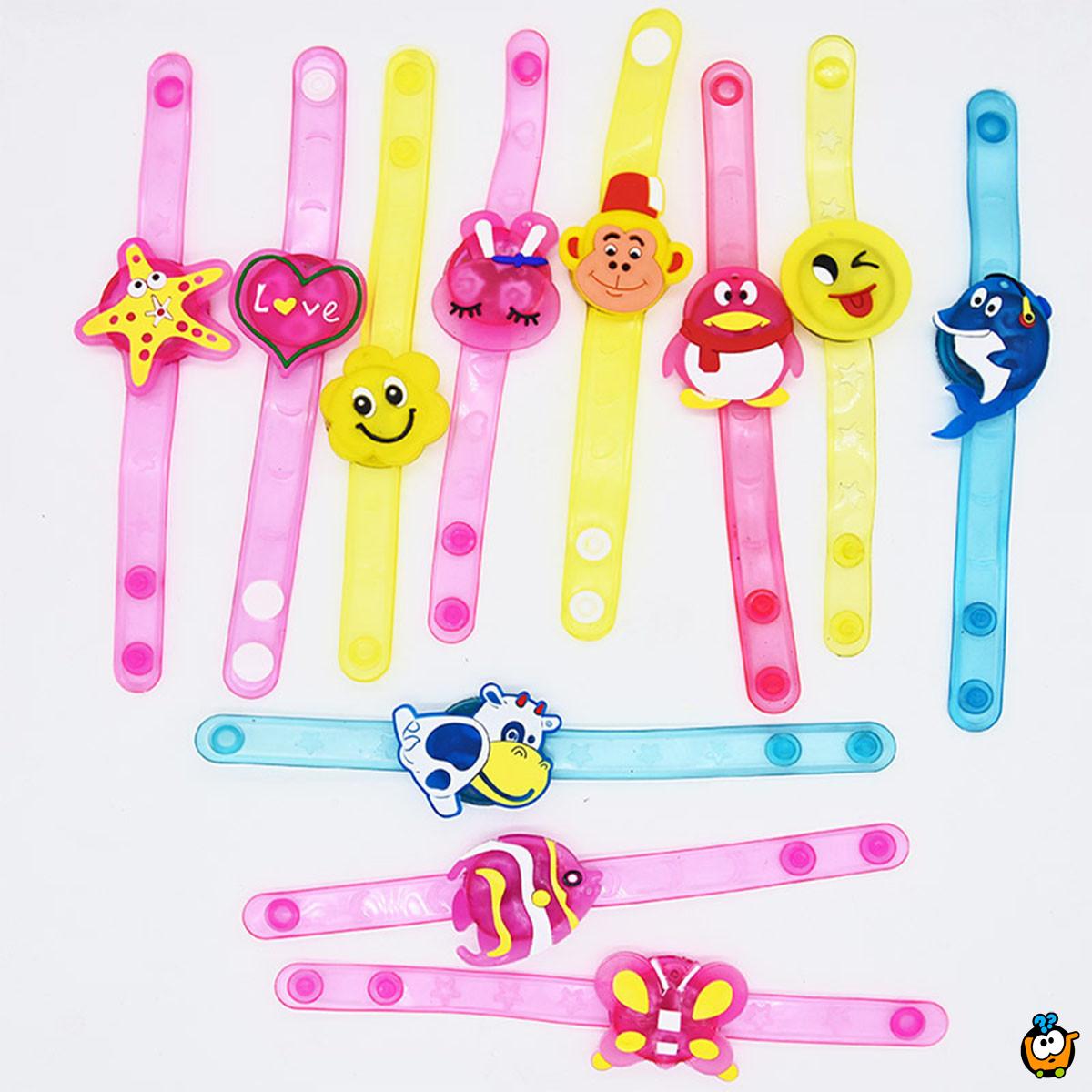 Svetleća dečija LED narukvica 