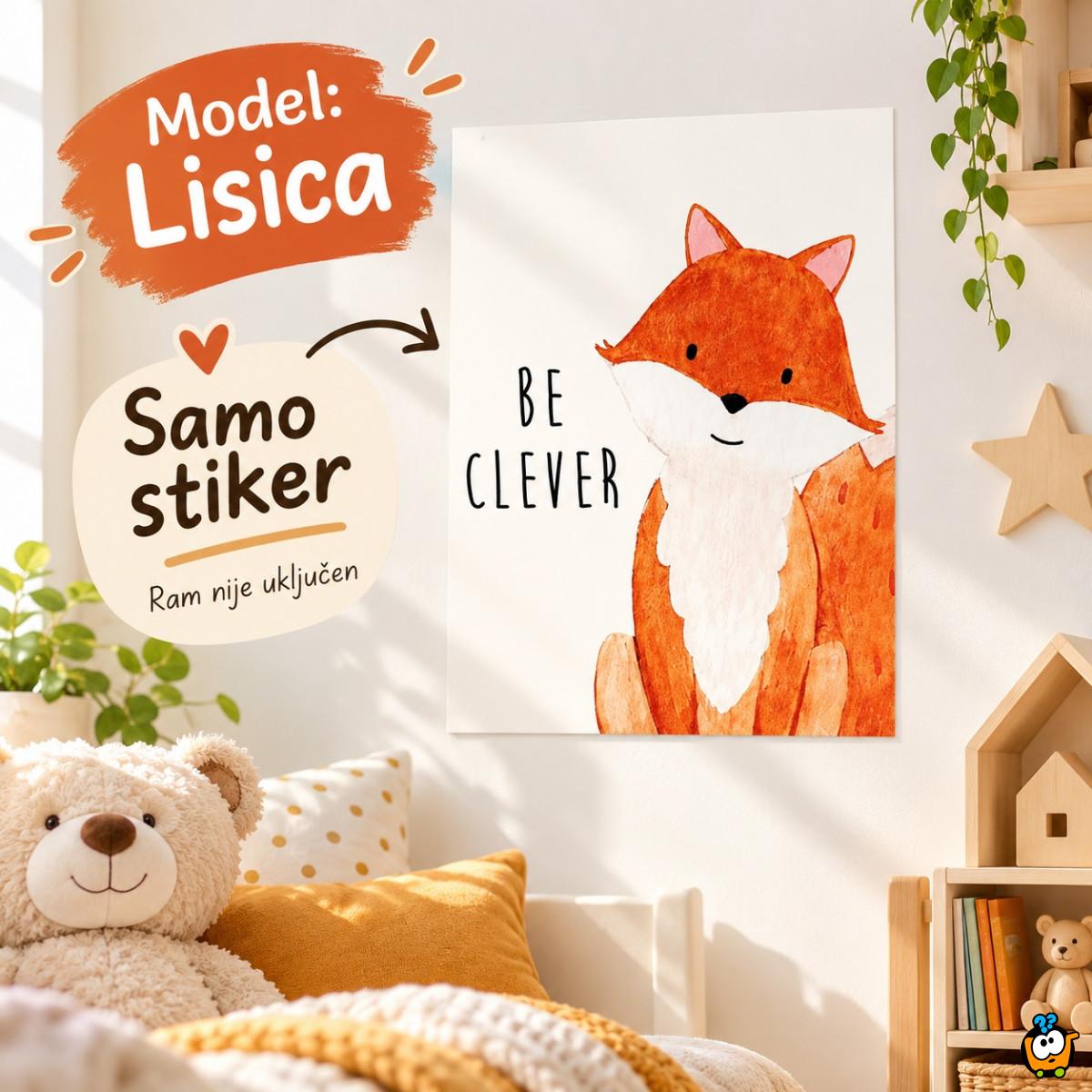 Veseli životinjski posteri za dečiju sobu