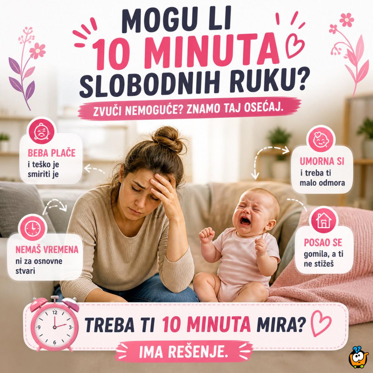 Roze ljuljaška za bebe Pink Jungle Comfort – Umiruje, Ljulja i Zabavlja