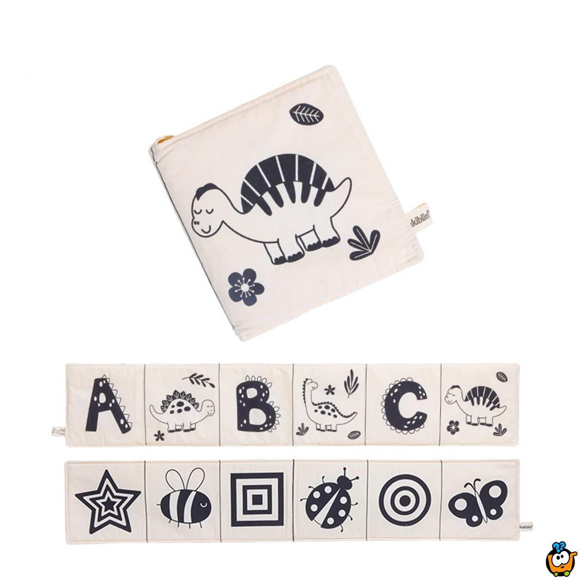 Cotton Vision Fence - Pamučna crno-bela ogradica za bebinu kolevku