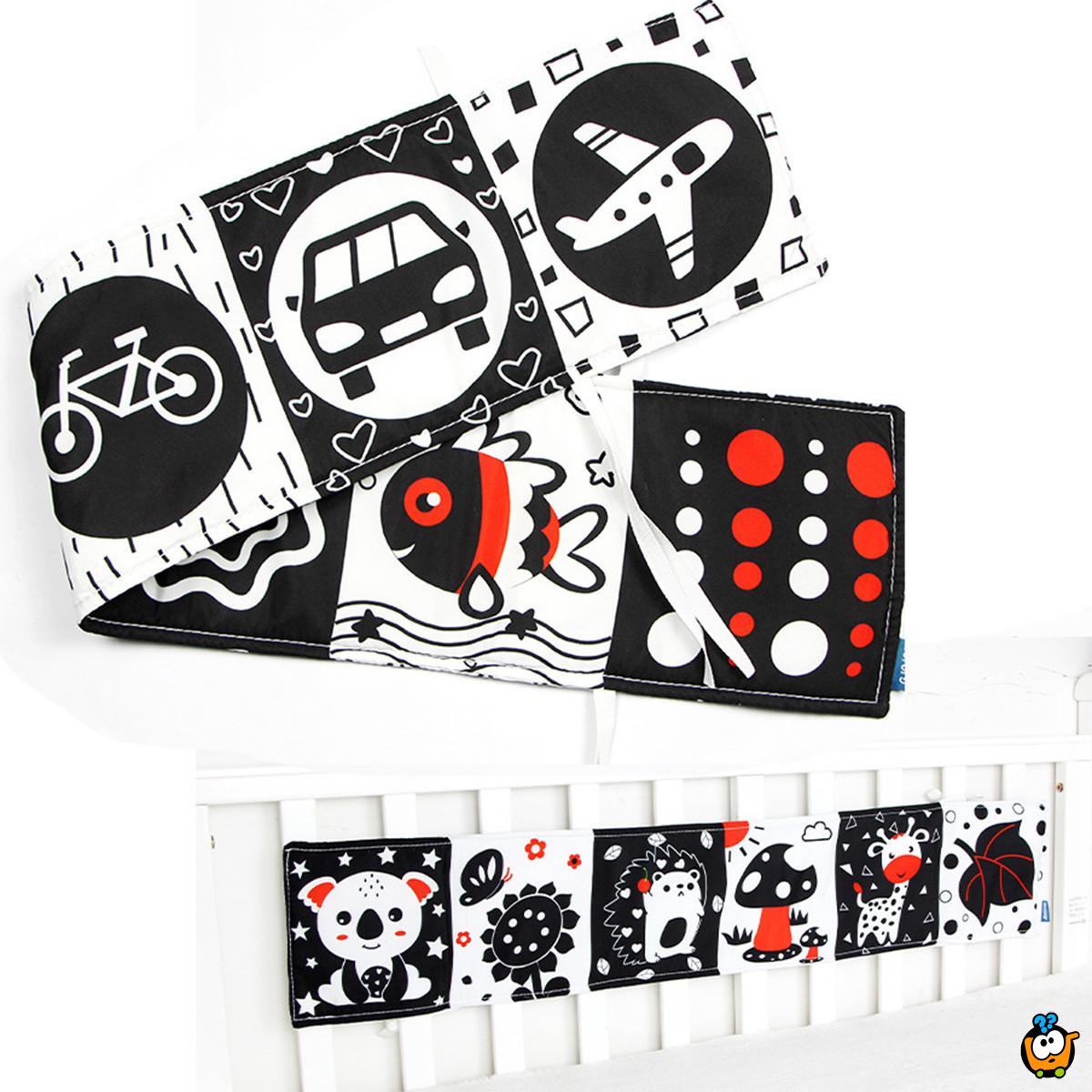 Baby Vision Fence - kontrastna razvojna ogradica za krevetac