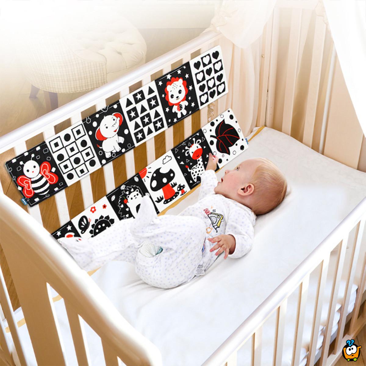 Baby Vision Fence - kontrastna razvojna ogradica za krevetac