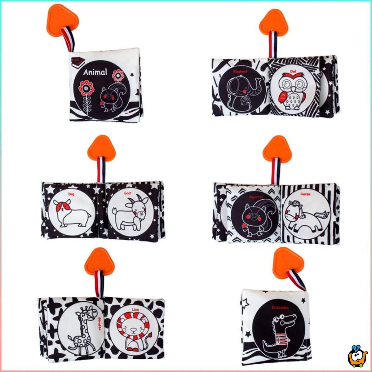 Baby Vision Book - kontrasna platnena knjiga za bebe