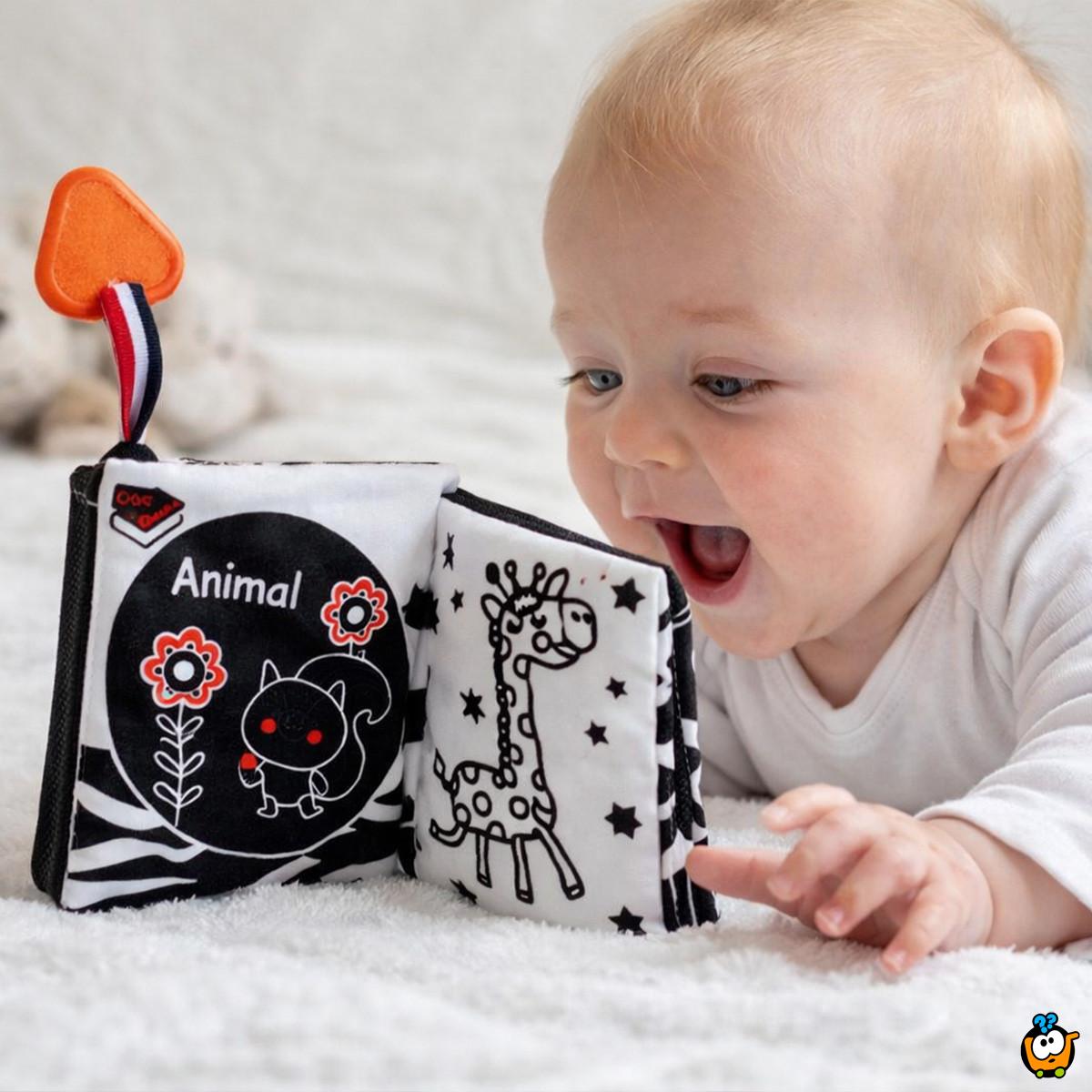 Baby Vision Book - kontrasna platnena knjiga za bebe