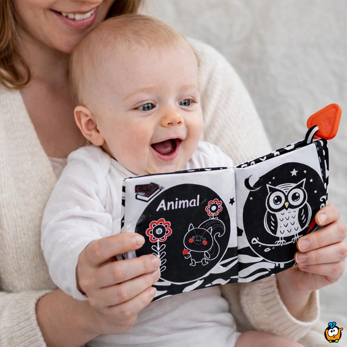 Baby Vision Book - kontrasna platnena knjiga za bebe