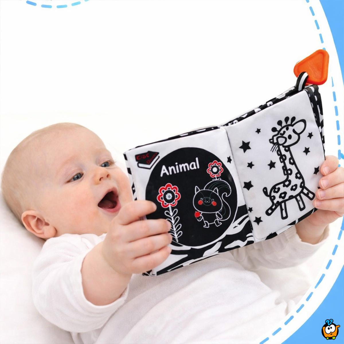Baby Vision Book - kontrasna platnena knjiga za bebe