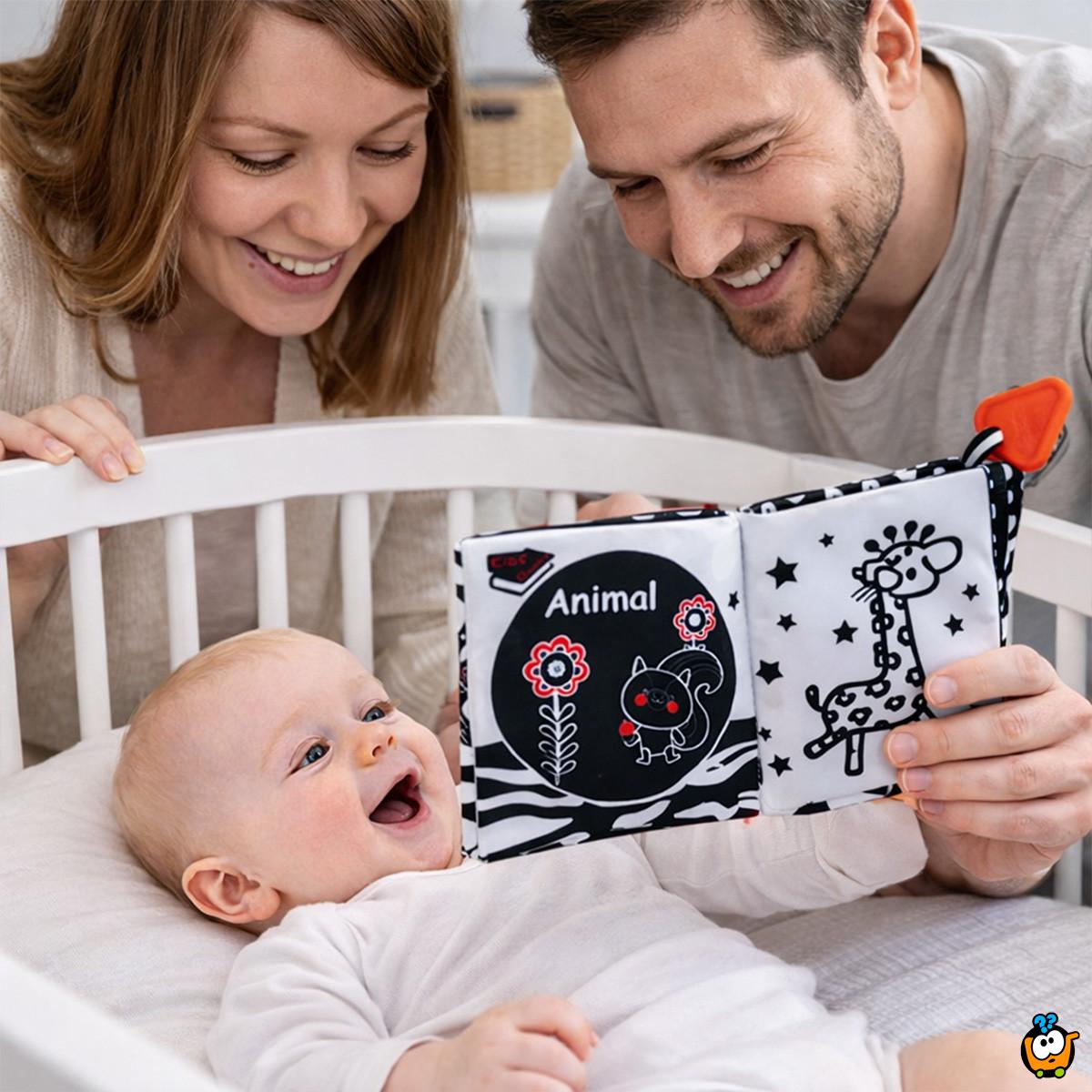 Baby Vision Book - kontrasna platnena knjiga za bebe