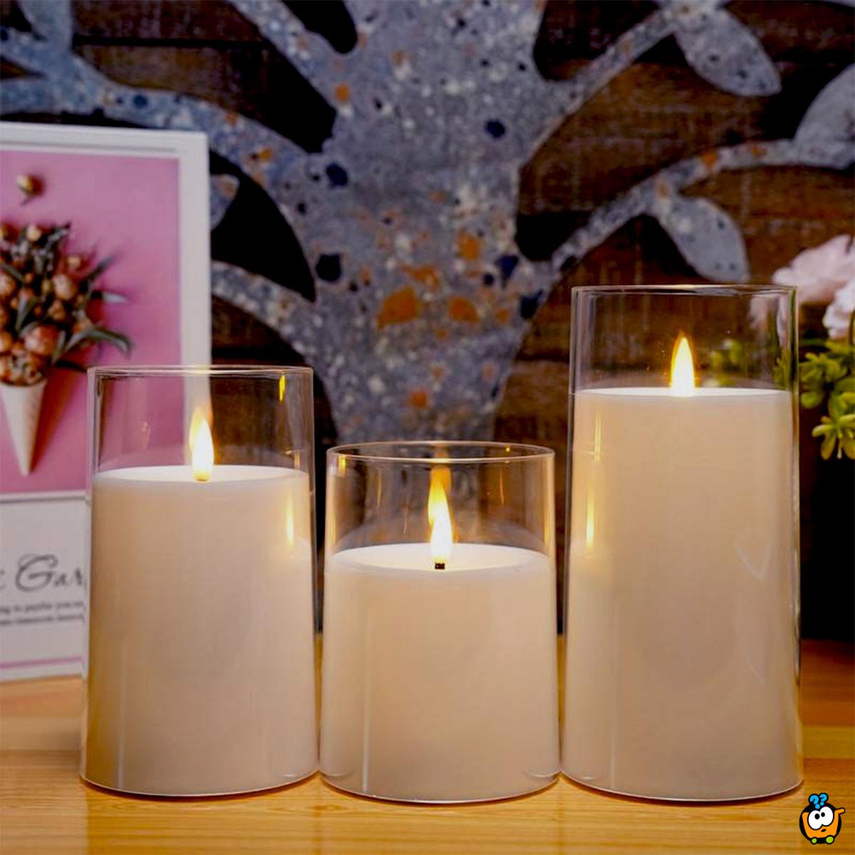 Candle harmony - Dekorativni set od 3 LED sveće na baterije