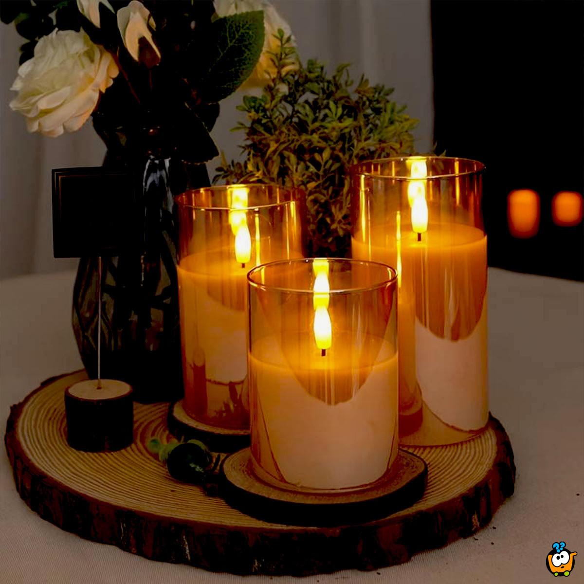 Candle harmony - Dekorativni set od 3 LED sveće na baterije