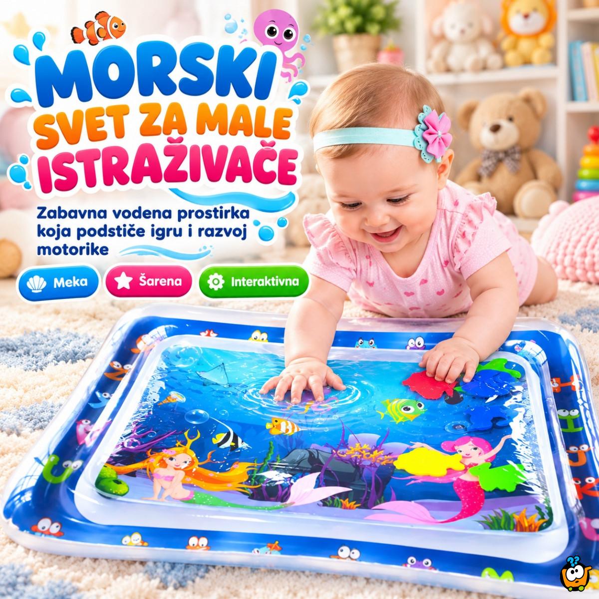 Vodena prostirka MORSKI SVET - za aktivnu zabavu beba
