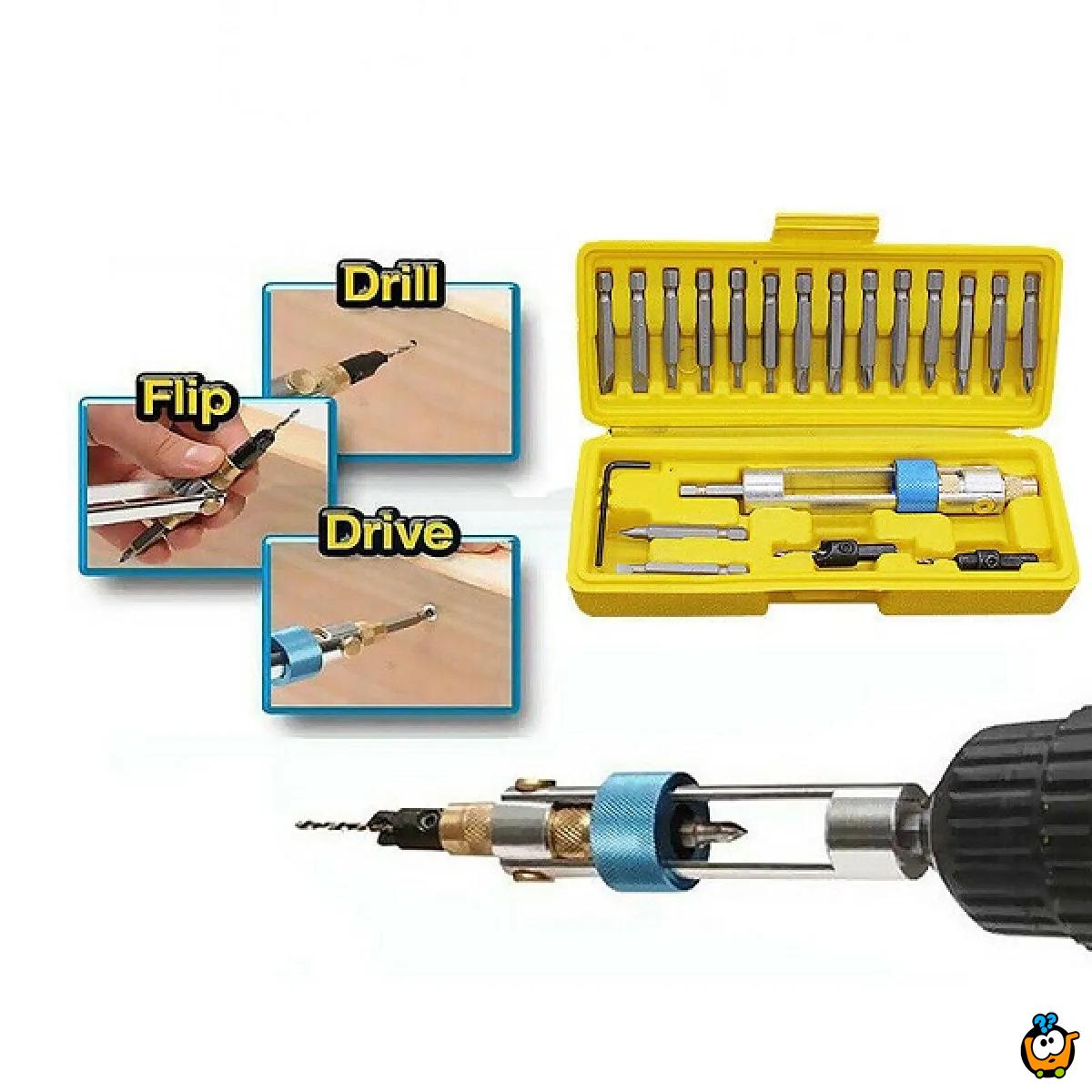 Half Time Drill Driver - 20 u 1 set za brzo bušenje i šrafljenje