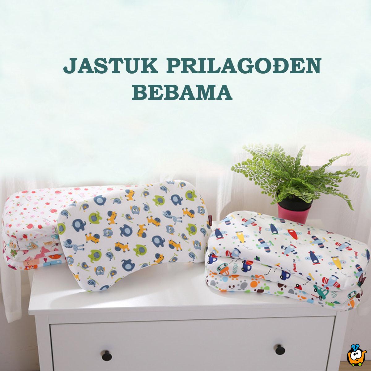 Veseli jastuk za bebe od memorijske pene