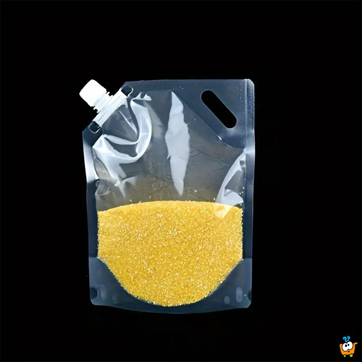 Vreća sa rukohvatom 1,5 kg -  za odlaganje namernica i tečnih napitaka