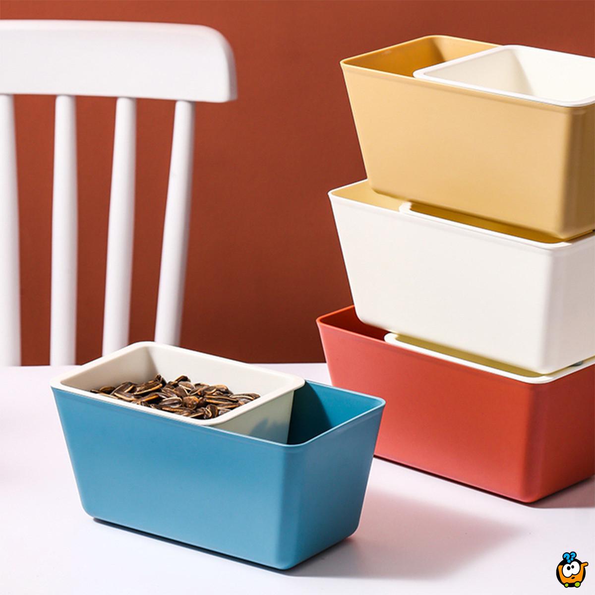 Double box – Dvostruka posuda sa cediljkom