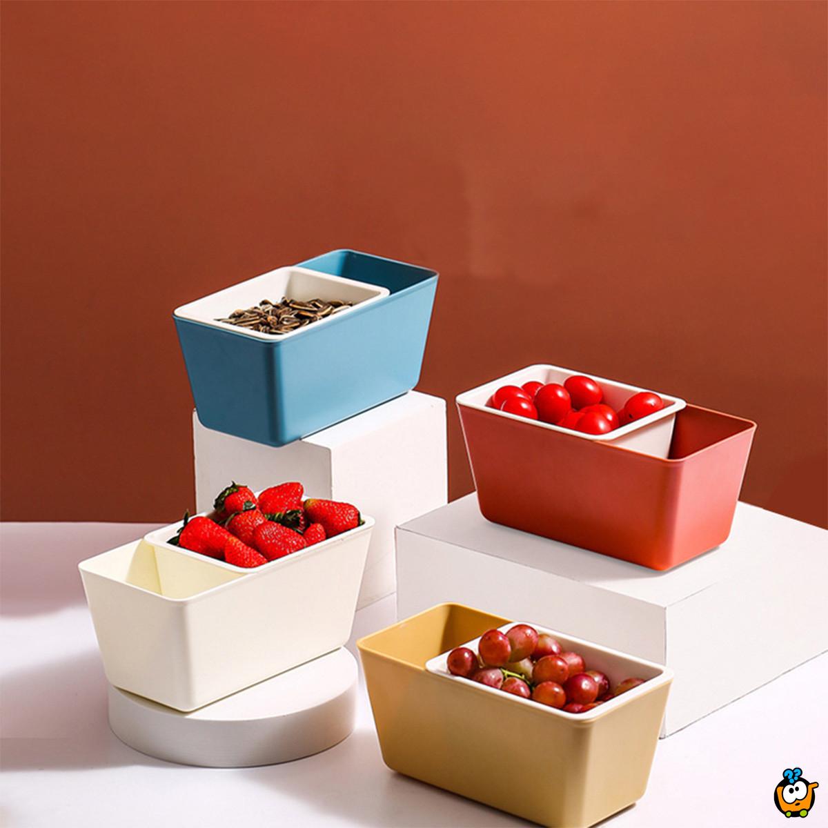 Double box – Dvostruka posuda sa cediljkom