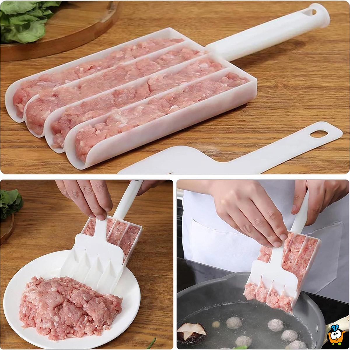 Kalup za ćufte – Napravite kuglice 4x brže 