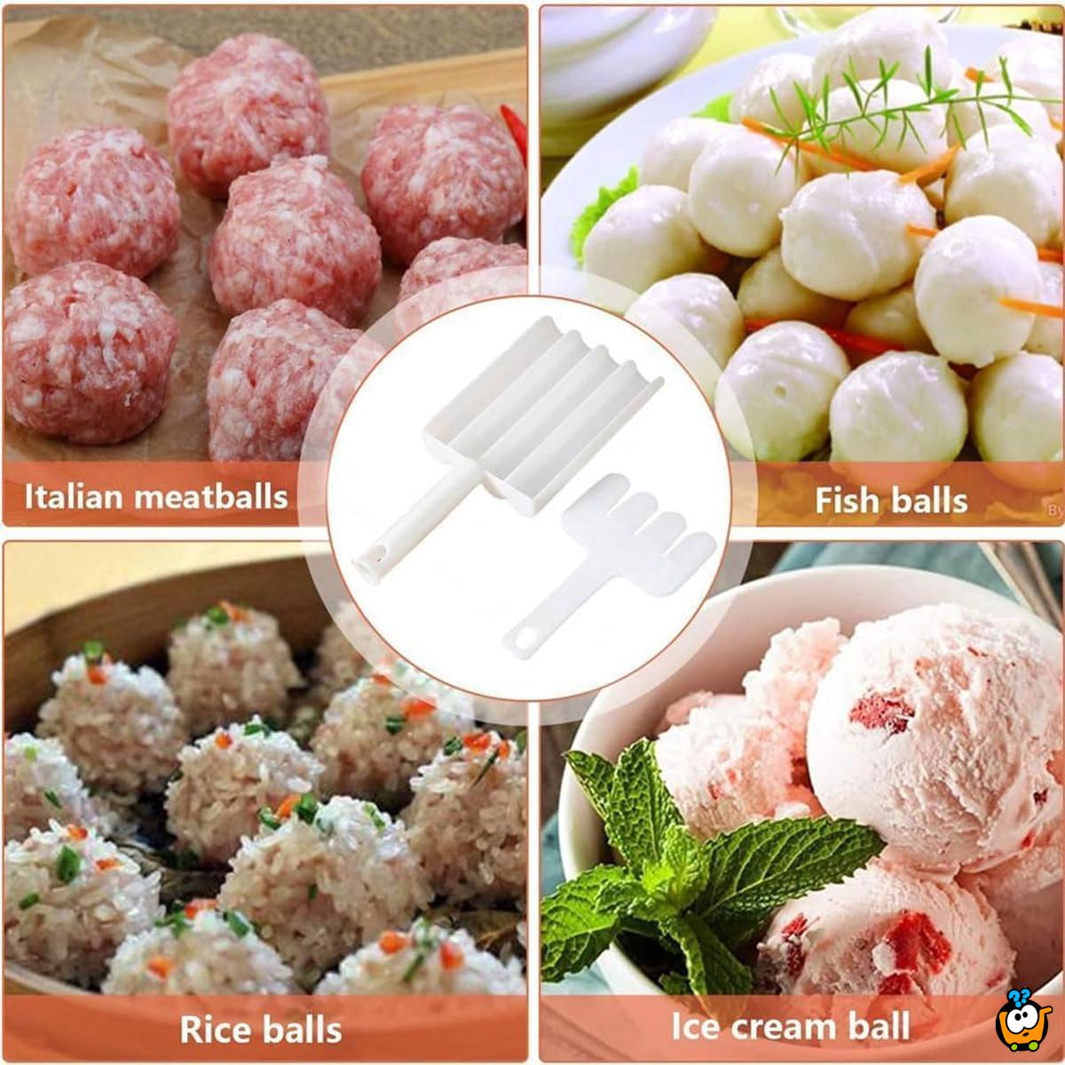 Kalup za ćufte – Napravite kuglice 4x brže 