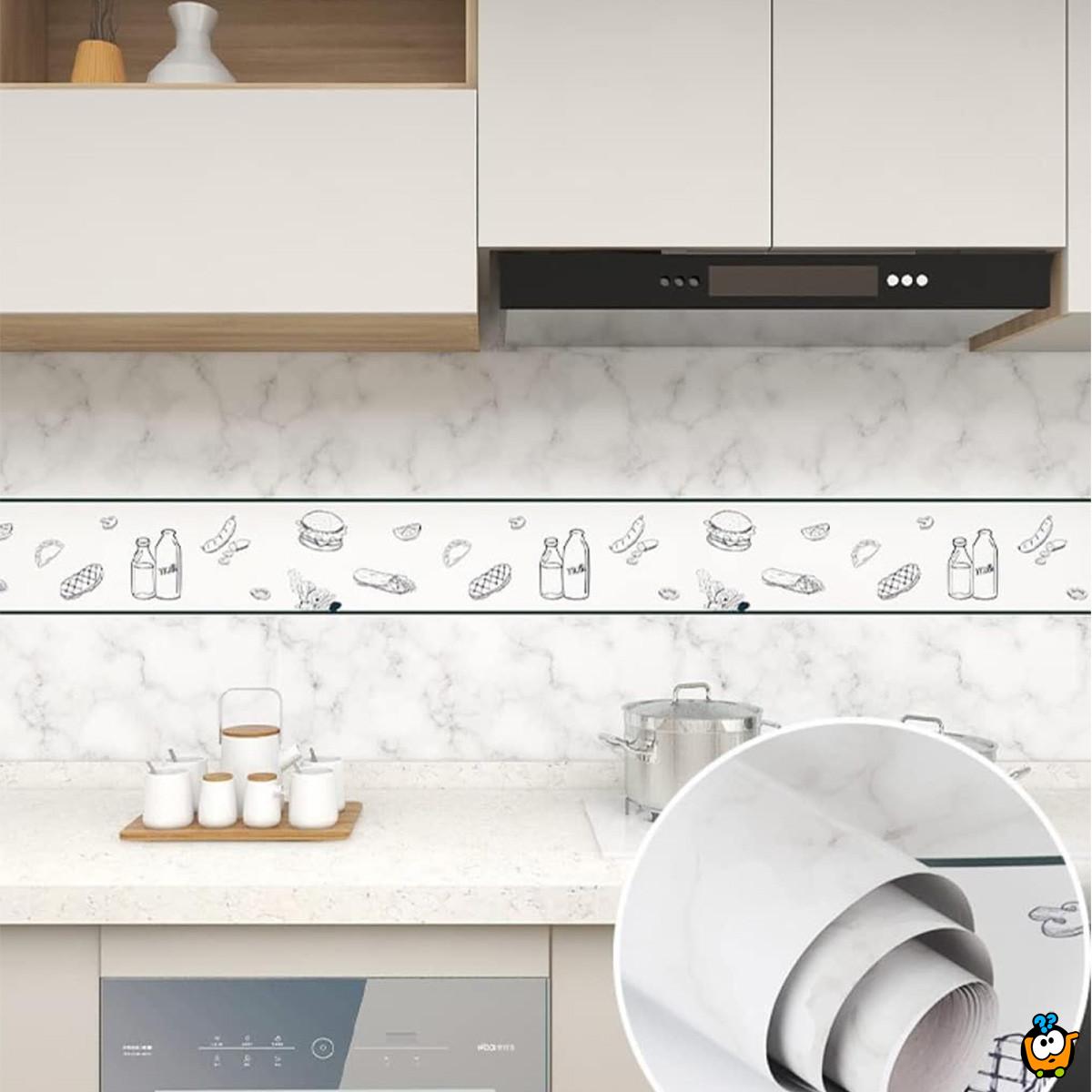 KitchenWall sticker 1m x 60cm - zaštita za kuhinjske zidove