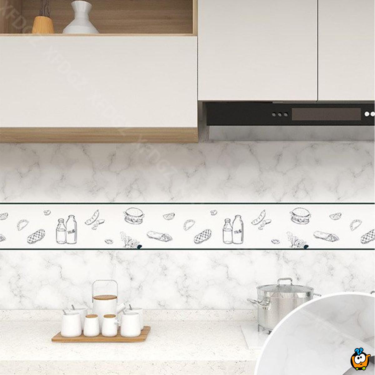 KitchenWall sticker 1m x 60cm - zaštita za kuhinjske zidove