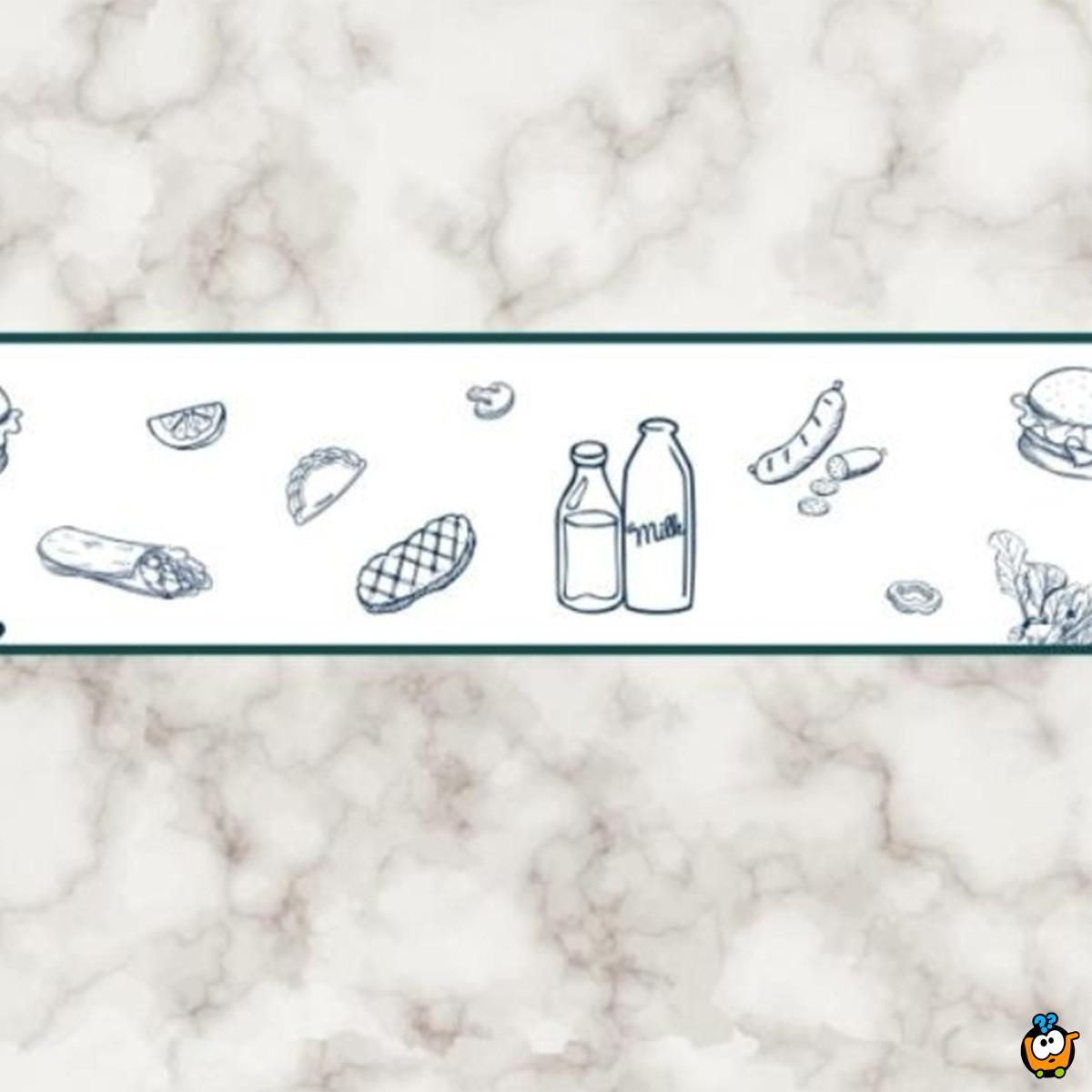 KitchenWall sticker 1m x 60cm - zaštita za kuhinjske zidove
