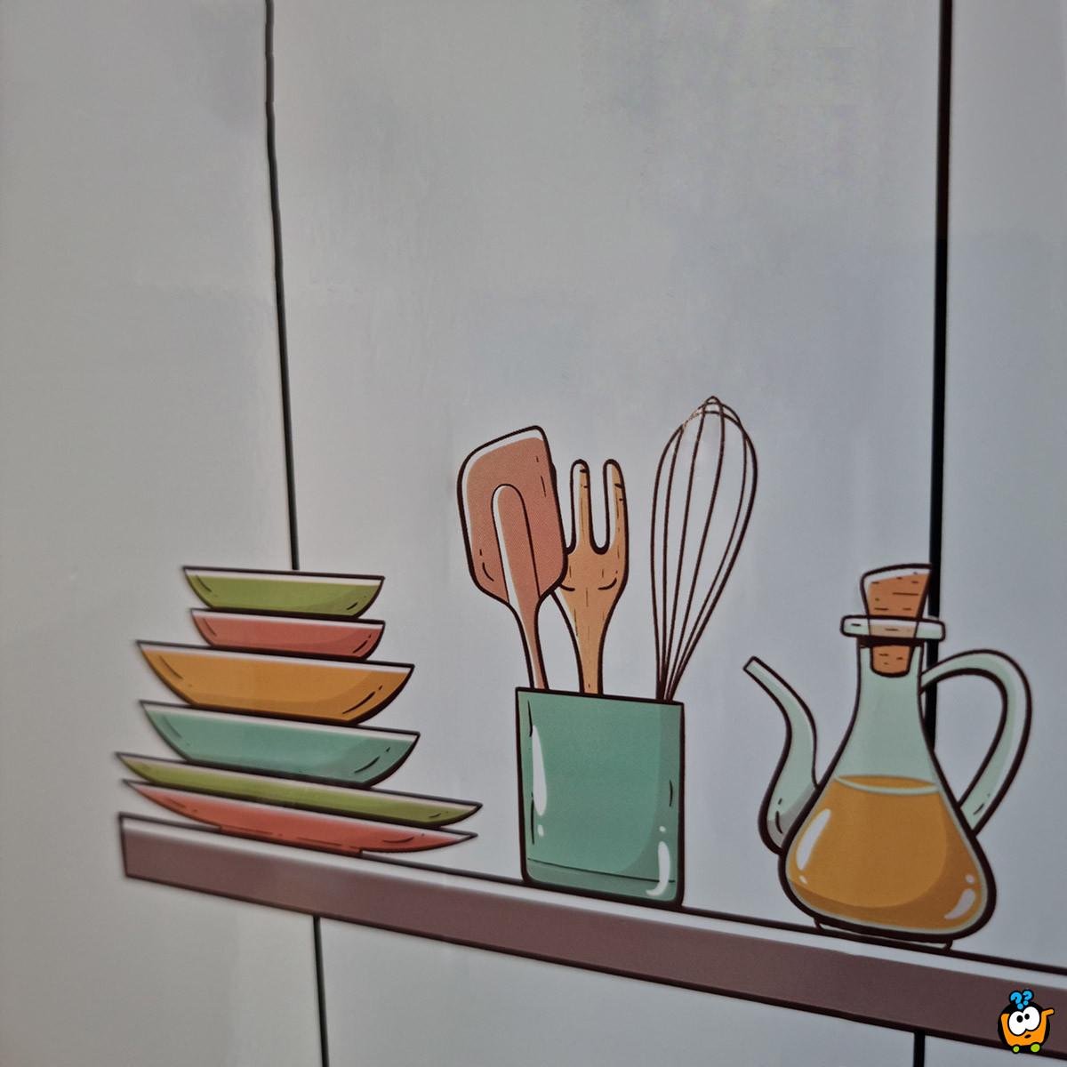 Kitchen Wall 1m x 60cm – Vodootporni stiker za kuhinju