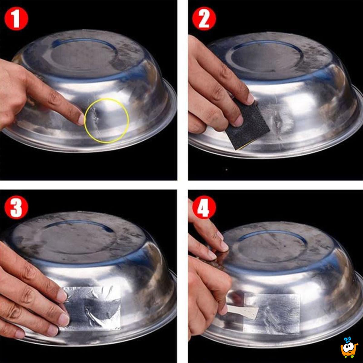 Aluminijumski flasteri za reparaciju šerpi