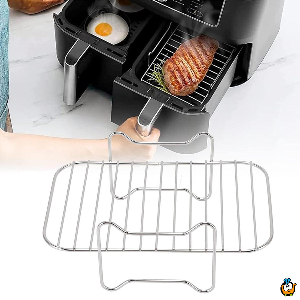 Ovalna rešetka za brzu pripremu jela u air fryer-u