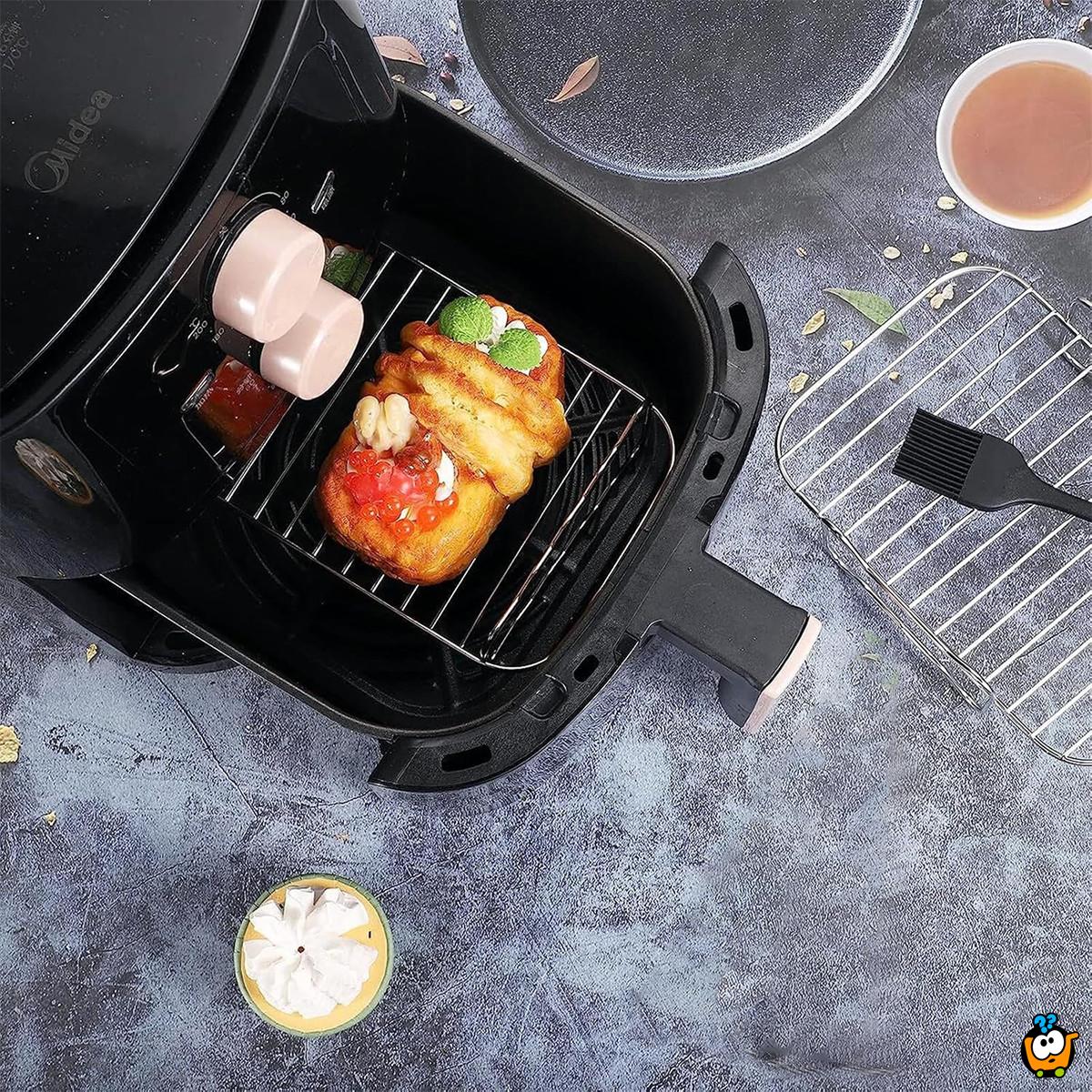 Ovalna rešetka za brzu pripremu jela u air fryer-u