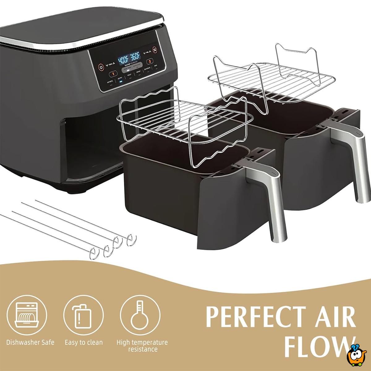 Ovalna rešetka za brzu pripremu jela u air fryer-u