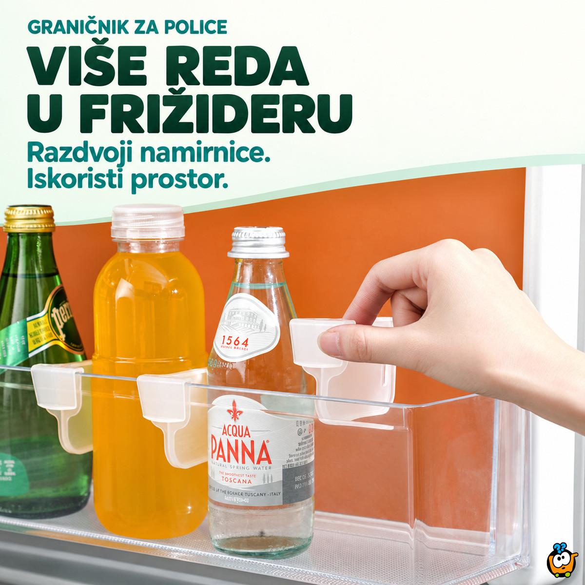 Graničnik za police u frižideru