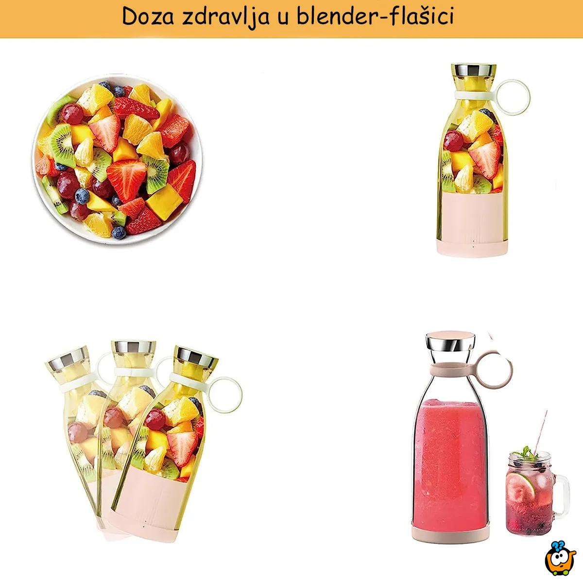 BlendVibe - Prenosivi blender u flaši za čarobne voćne napitke