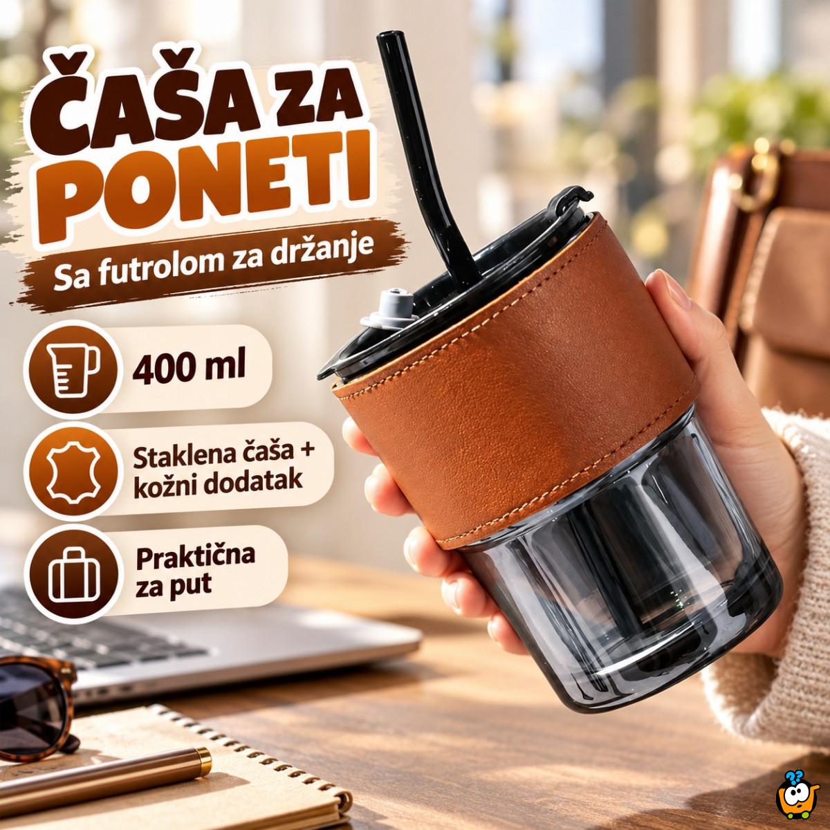 Čaša za poneti - sa futrolom za držanje