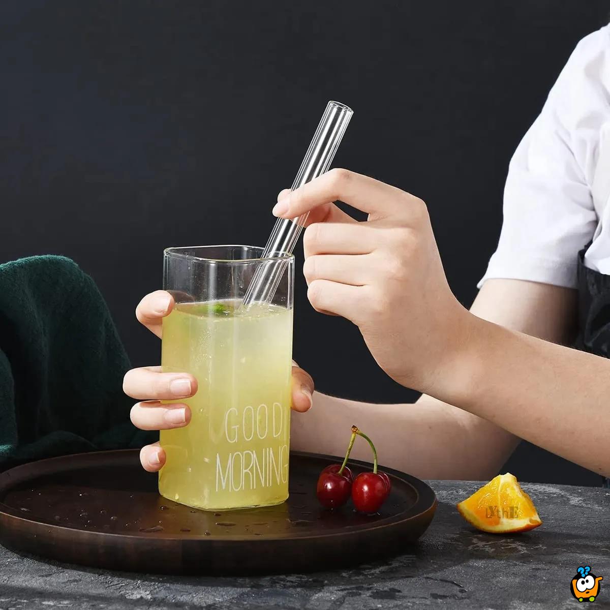 Čaša sa motivacionom porukom za dobro jutro 400ml