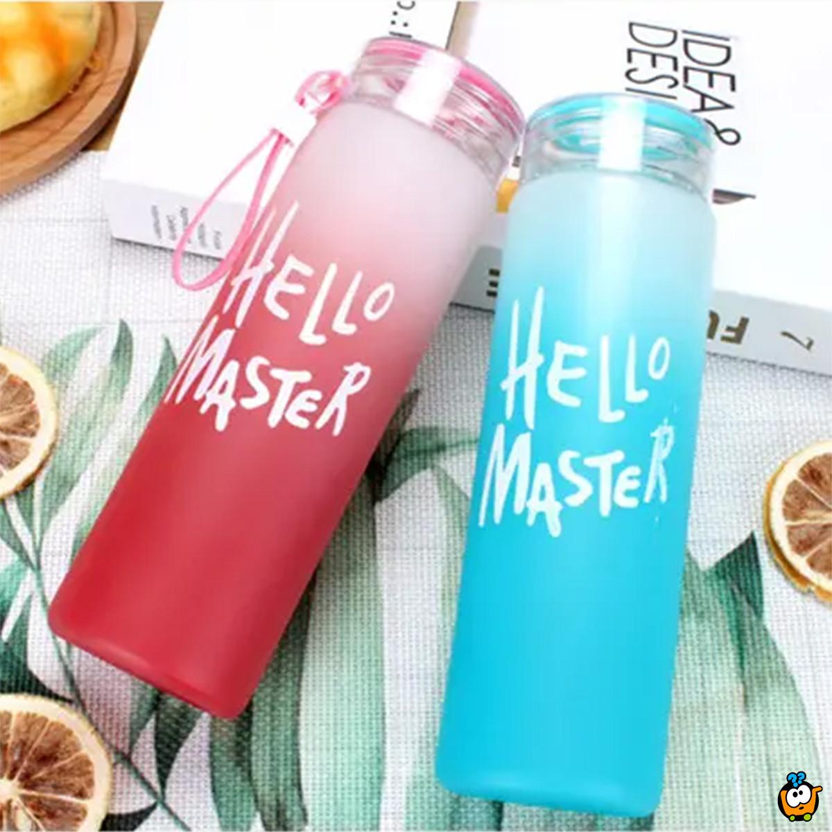 Staklena flašica za osvežavajuće napitke - Hello Master