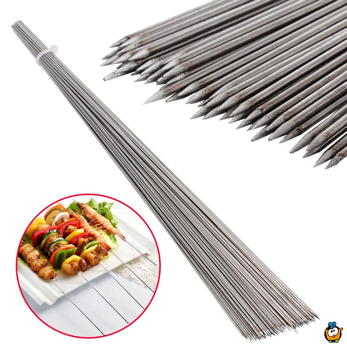 Grill sticks - Metalni štapići za ukusne ražnjiće - set od 10