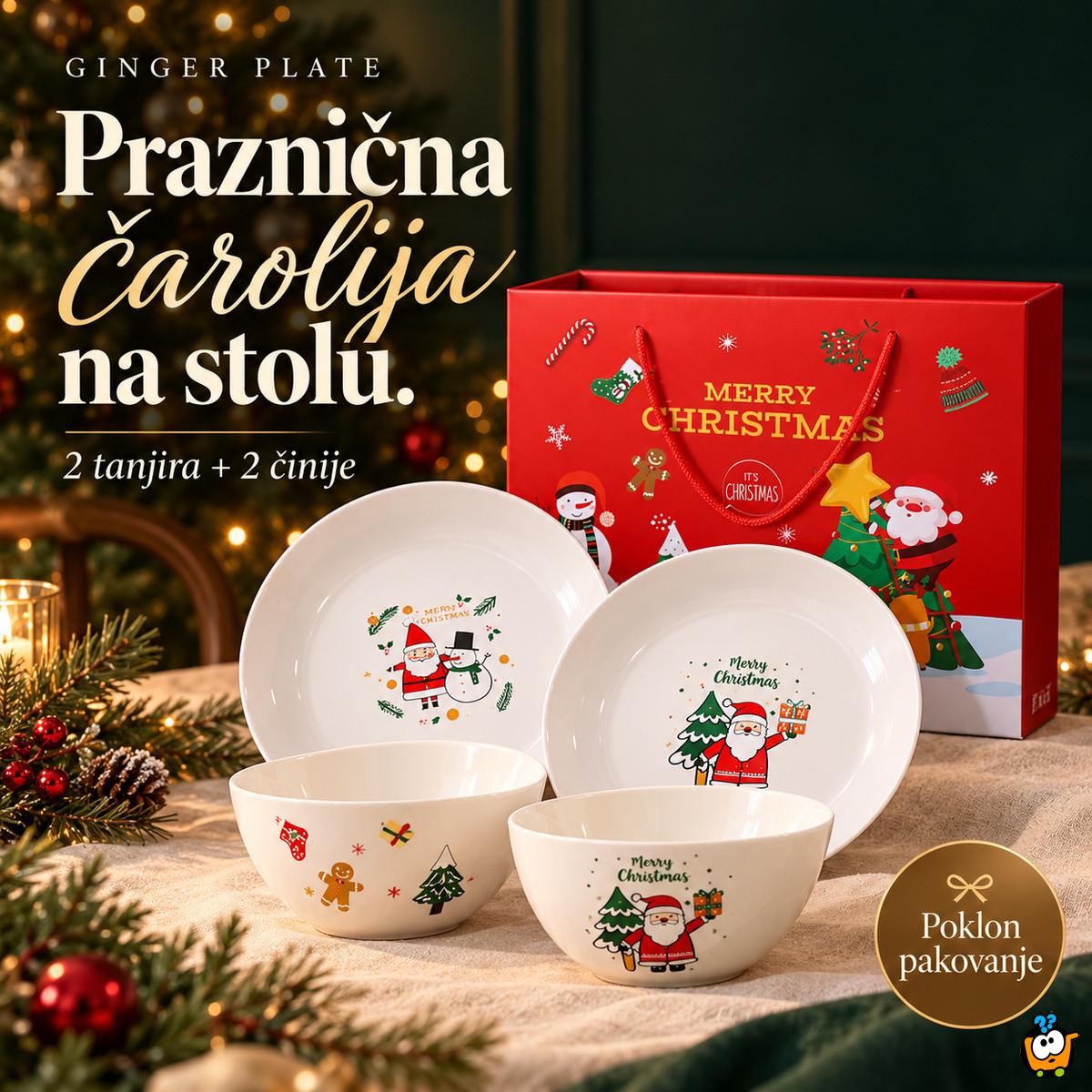 Ginger Plate - set keramičkih činija i tanjira u svečanom pakovanju