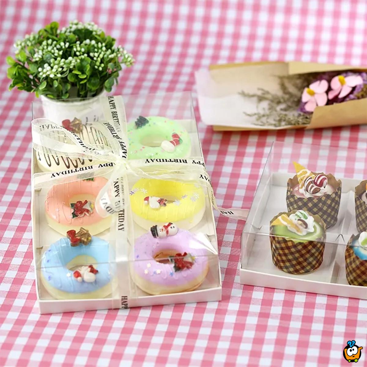 SweetBox - pakovanje od 10 kutija za kolače sa 6 pregrada