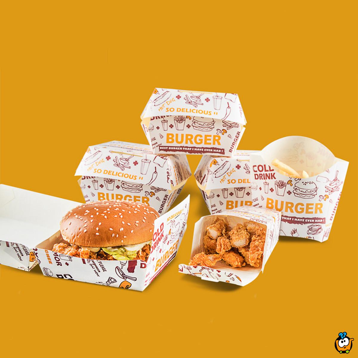 Burger box – Papirna kutija za burgere