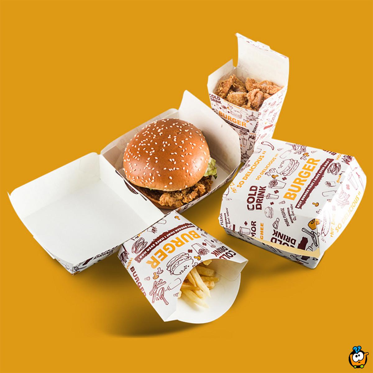 Burger box – Papirna kutija za burgere