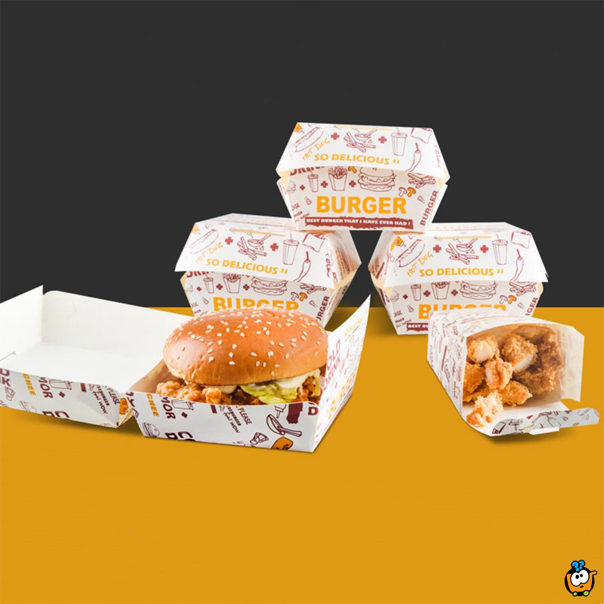 Burger box – Papirna kutija za burgere