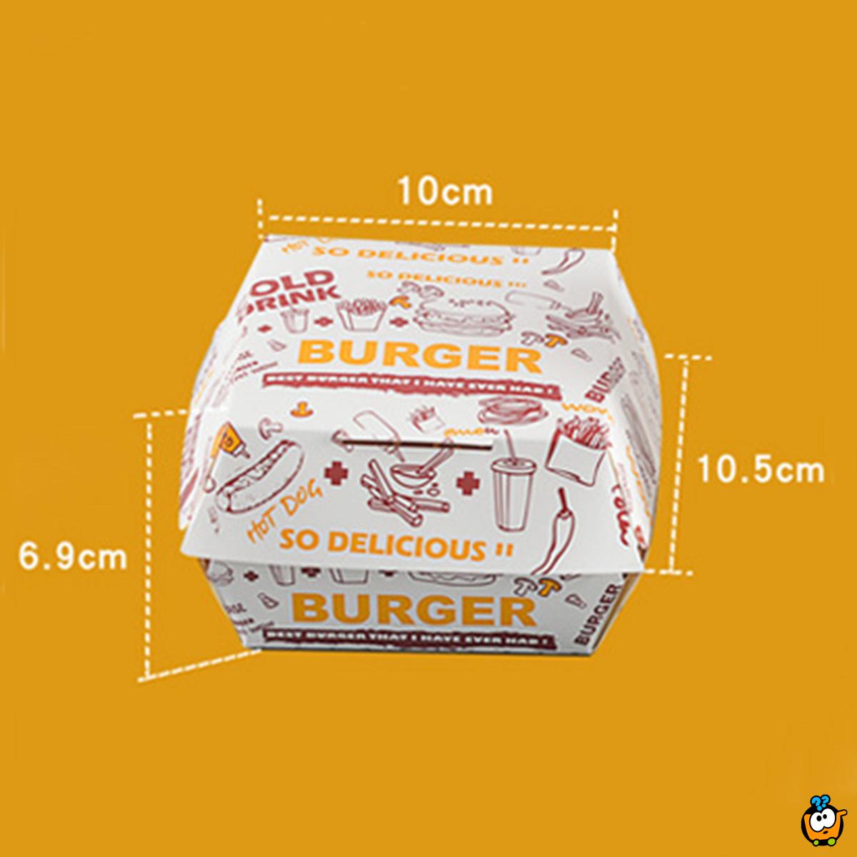 Burger box – Papirna kutija za burgere